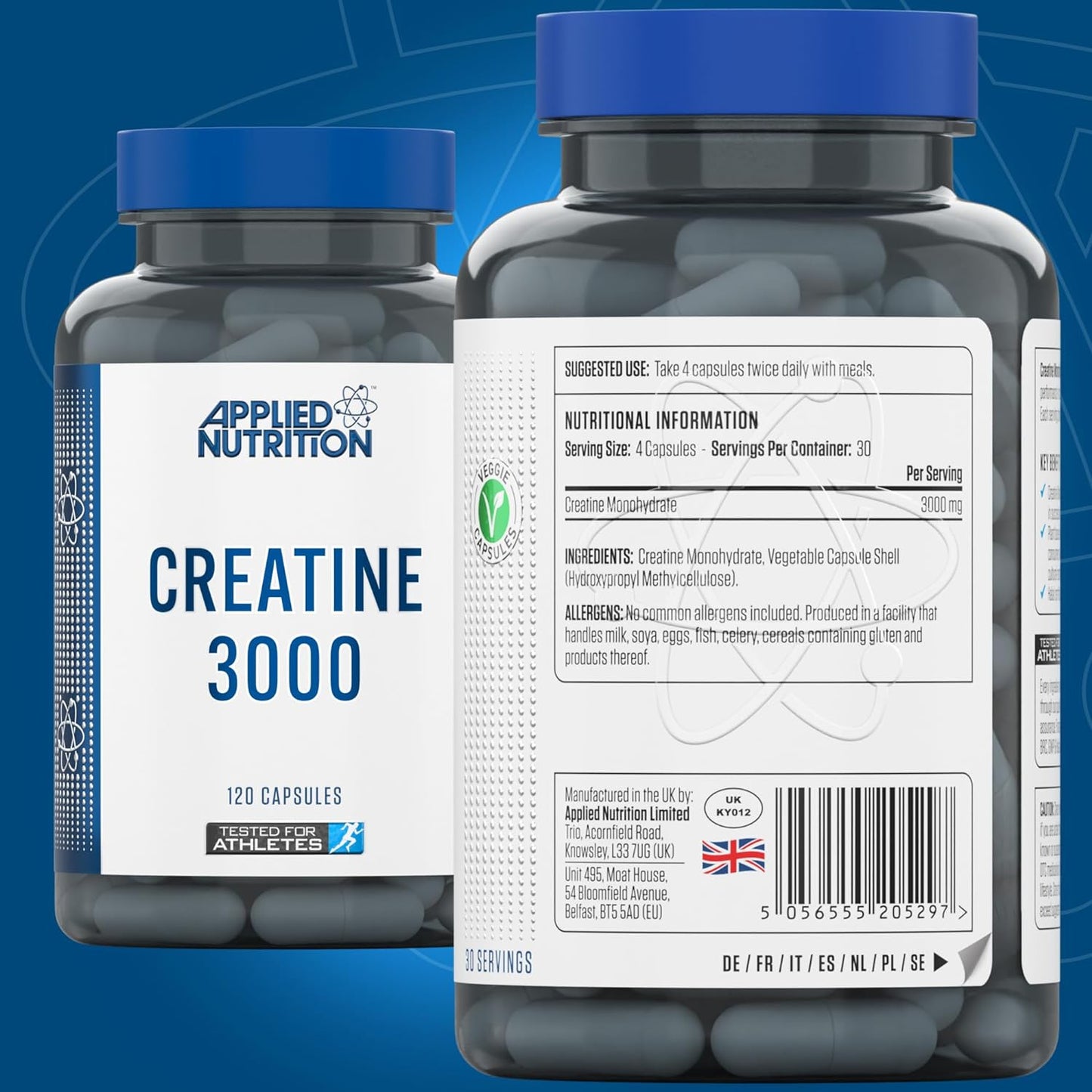 Applied Nutrition Creatine 3000 Capsules