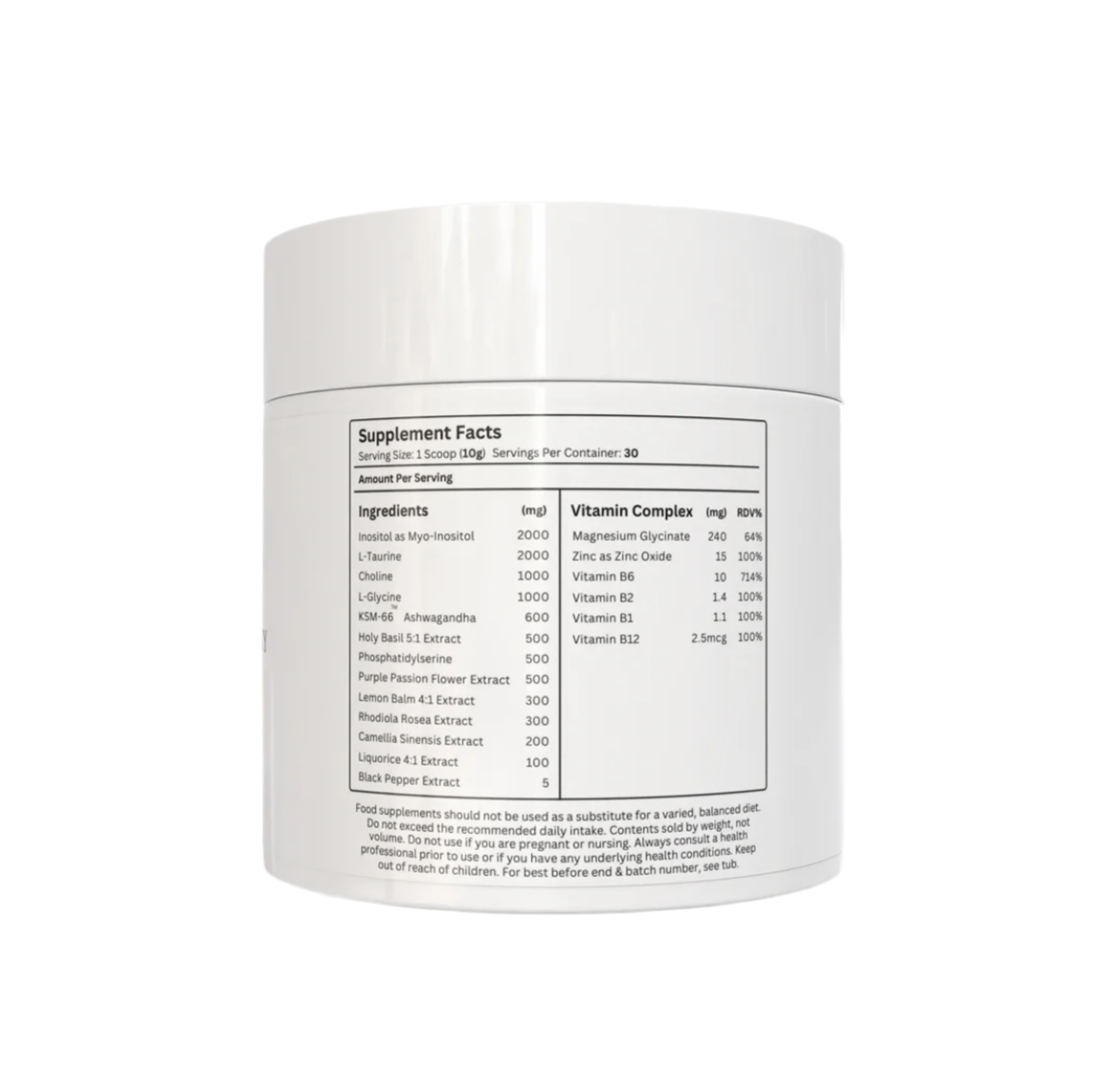 Apex Formulas Stress Recovery