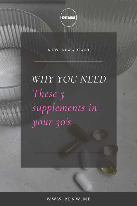 Top 5 supplements for women in their 30s