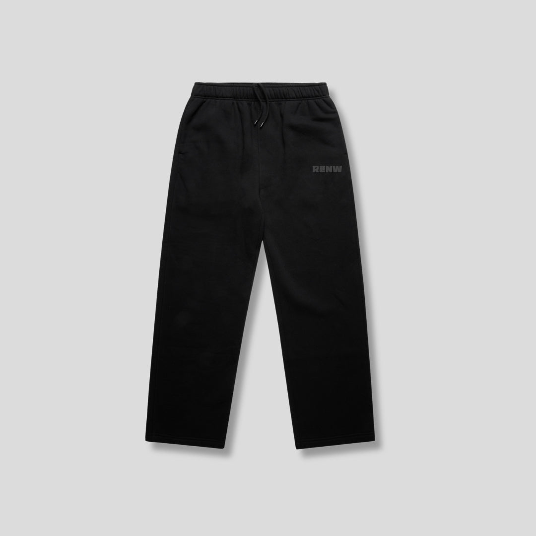 RENW Wide Leg Black Jogger