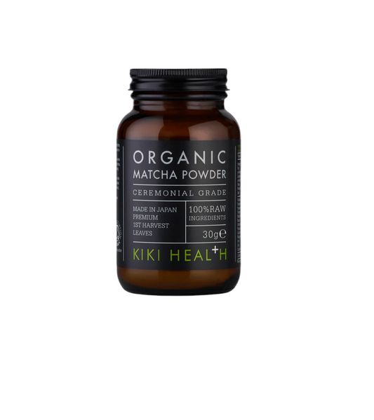 Kiki Health Matcha Powder, Organic, Ceremonial Grade - 30g