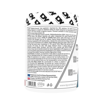 DY Nutrition Slender - Cellulite & Fat Burner, 450g, 30 Servings
