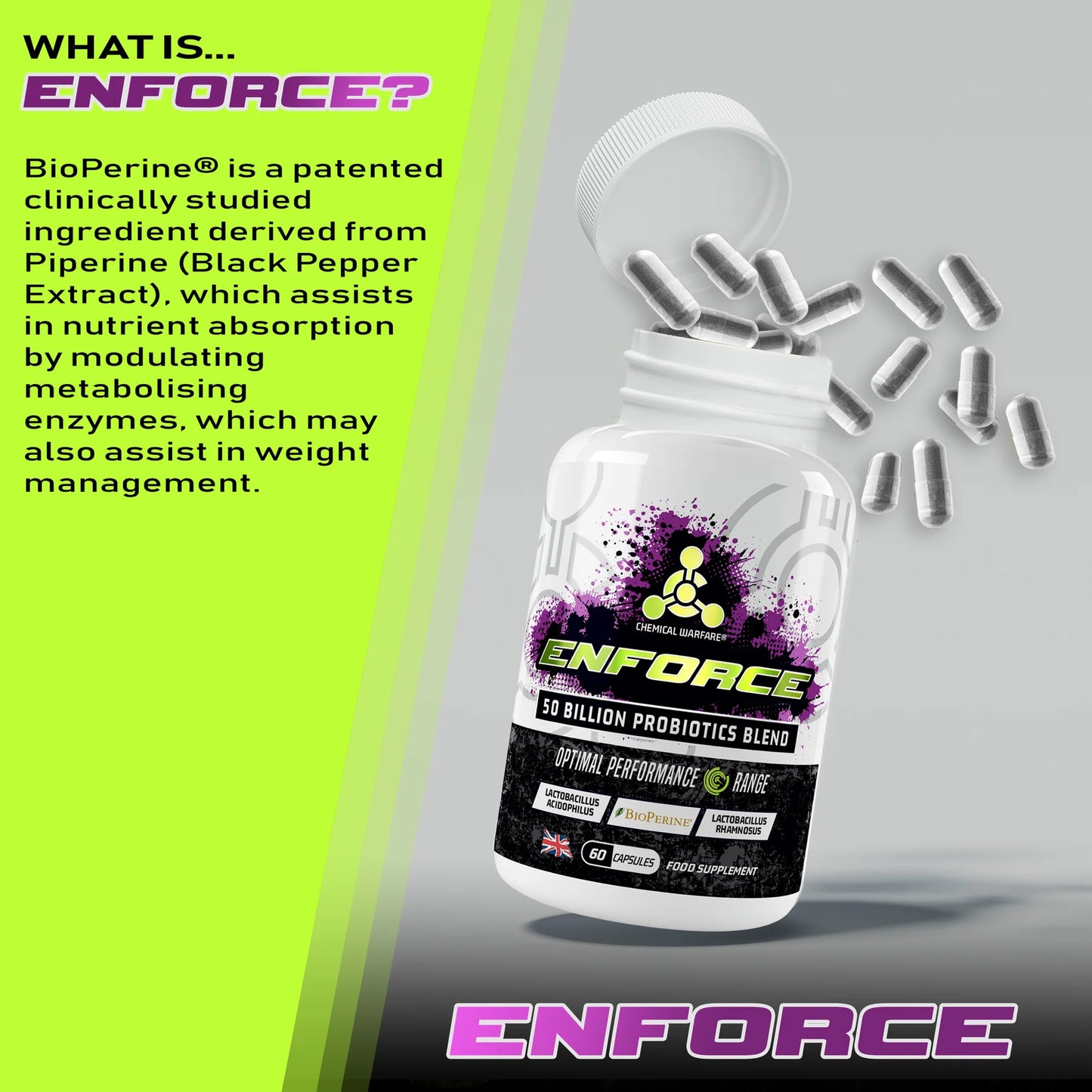 Chemical Warfare Enforce Probiotic
